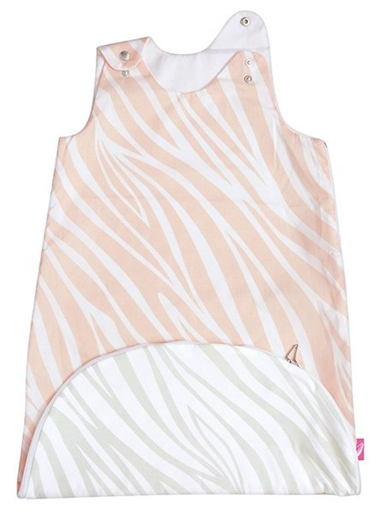 Motherhood, Zebra Salmon, Zip-A-Round, sac de dormit subtire de vara 2in1, TOG 1, 3-18m
