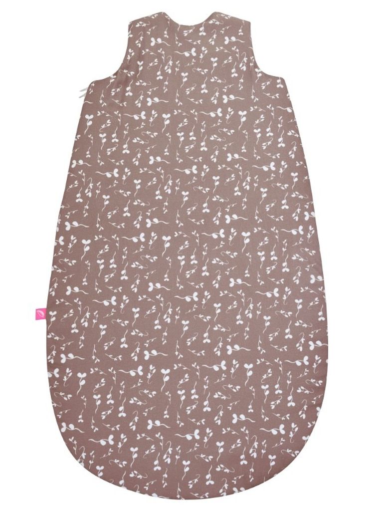 Motherhood, Zip-A-Round, sac de dormit de vara din bumbac, 2in1, TOG 1, frunze violete, 3-18 luni