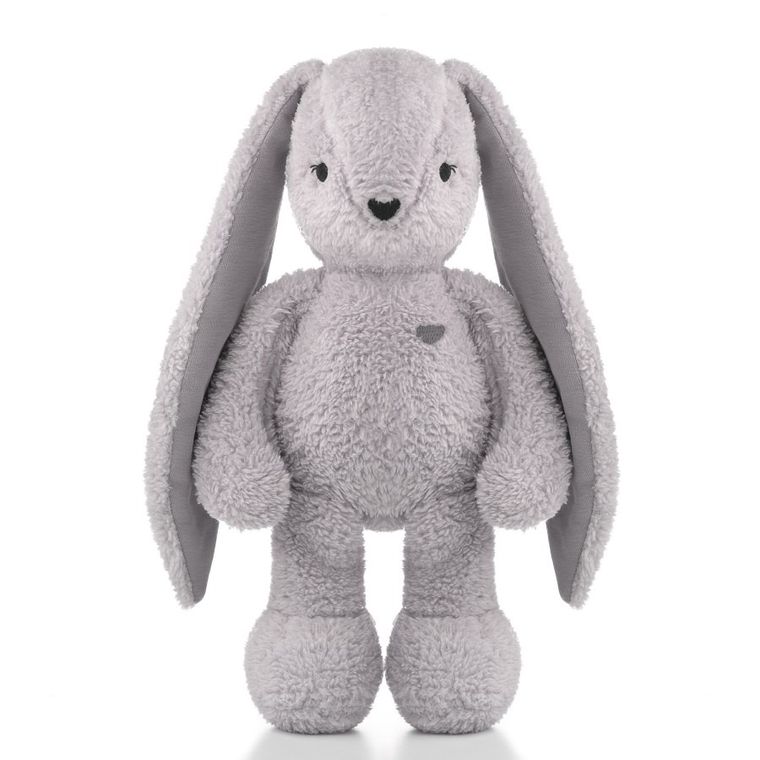 MyHummy (Szumisie), Iepuras 5 in 1 cu pernuta termica din grau, 30 cm, gri