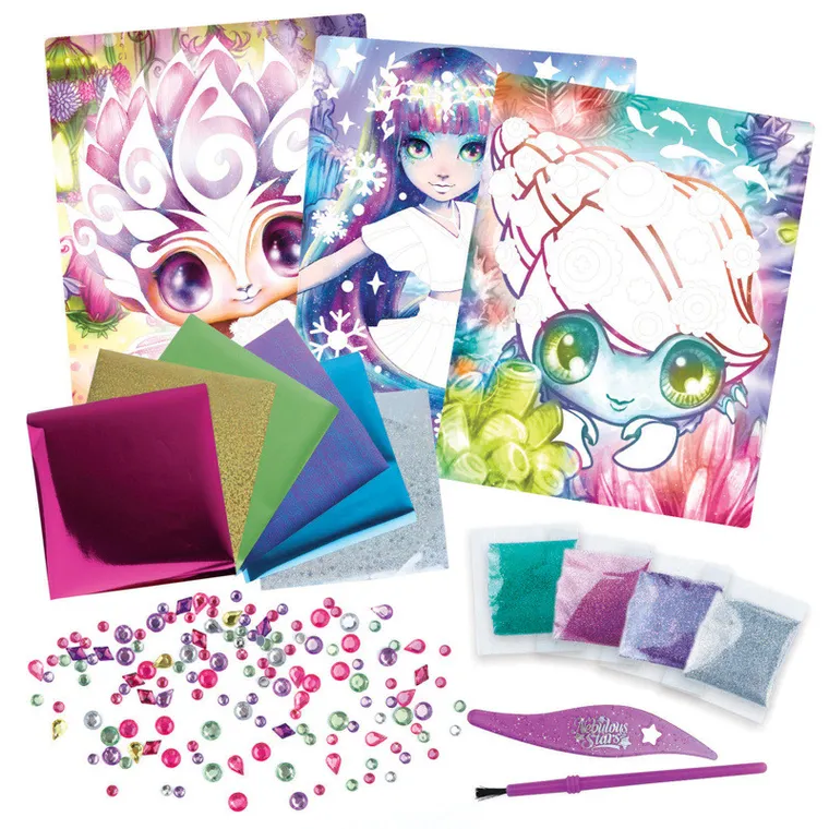 Nebulous Stars, Marinia, album pentru scrapbooking cu folie si sclipici