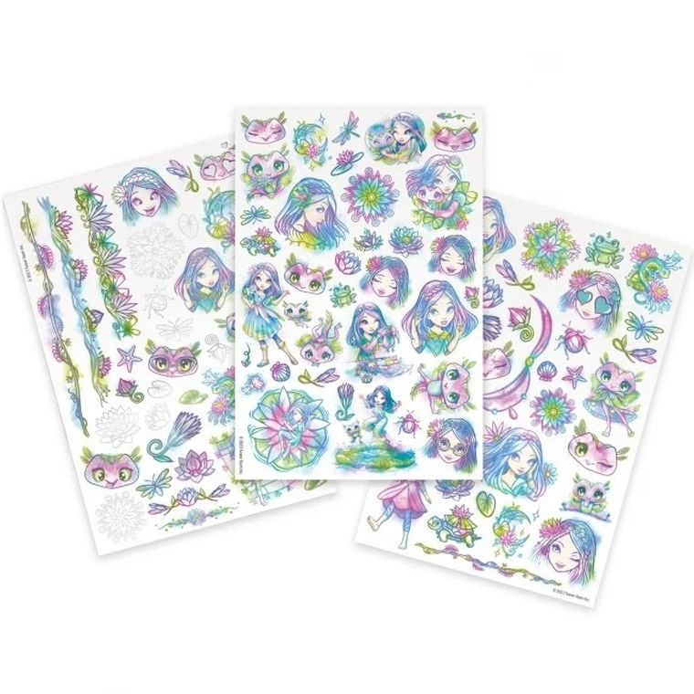 Nebulous Stars, Nenuphia, tatuaje pentru copii, 3 tipuri