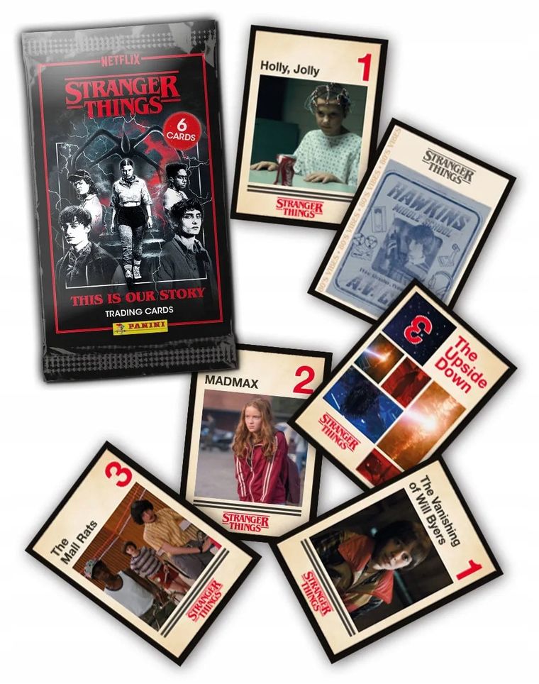 Panini, Stranger Things, plic de carti de colectie, 1 buc.