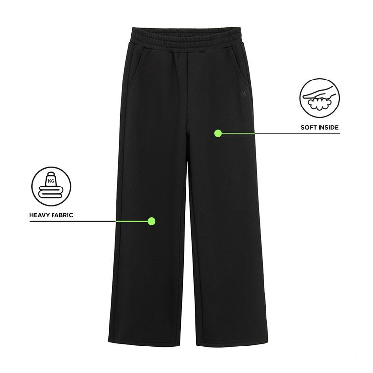 Pantaloni de trening largi cu croiala oversize NOWEAR