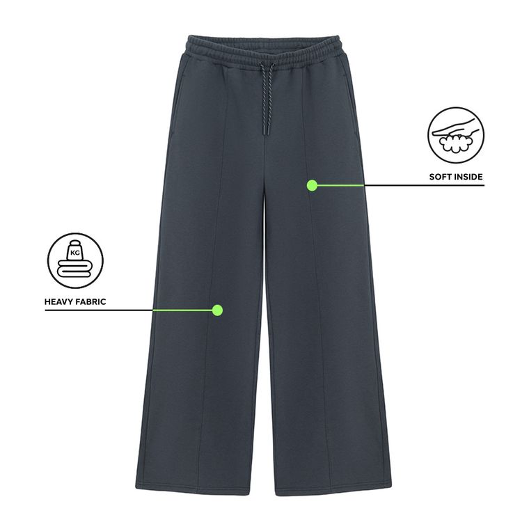 Pantaloni de trening largi wide oversize NOWEAR
