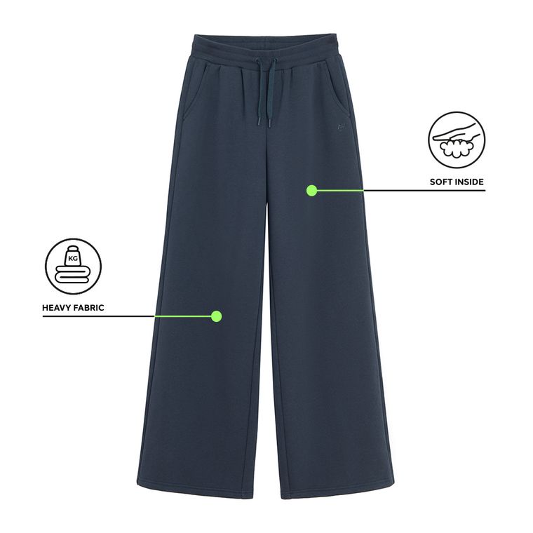 Pantaloni de trening largi wide oversize NOWEAR