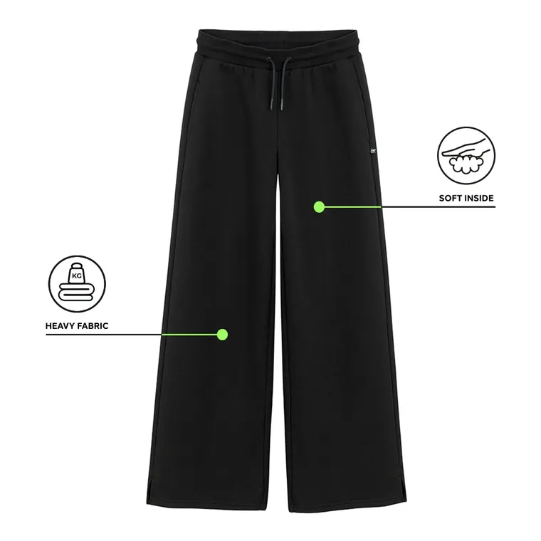 Pantaloni de trening largi wide oversize unisex NOWEAR