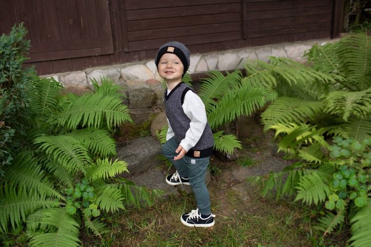 Pantaloni trening pentru baieti, kaki, brand Pinokio