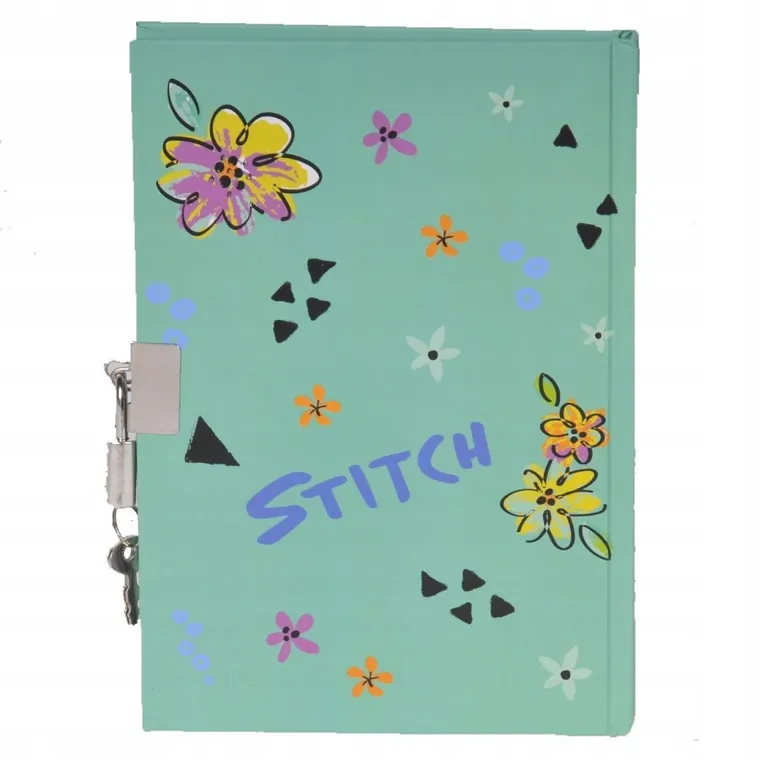 Paso, Lilo si Stitch, jurnal cu lacatel, 50 foi, Flowers