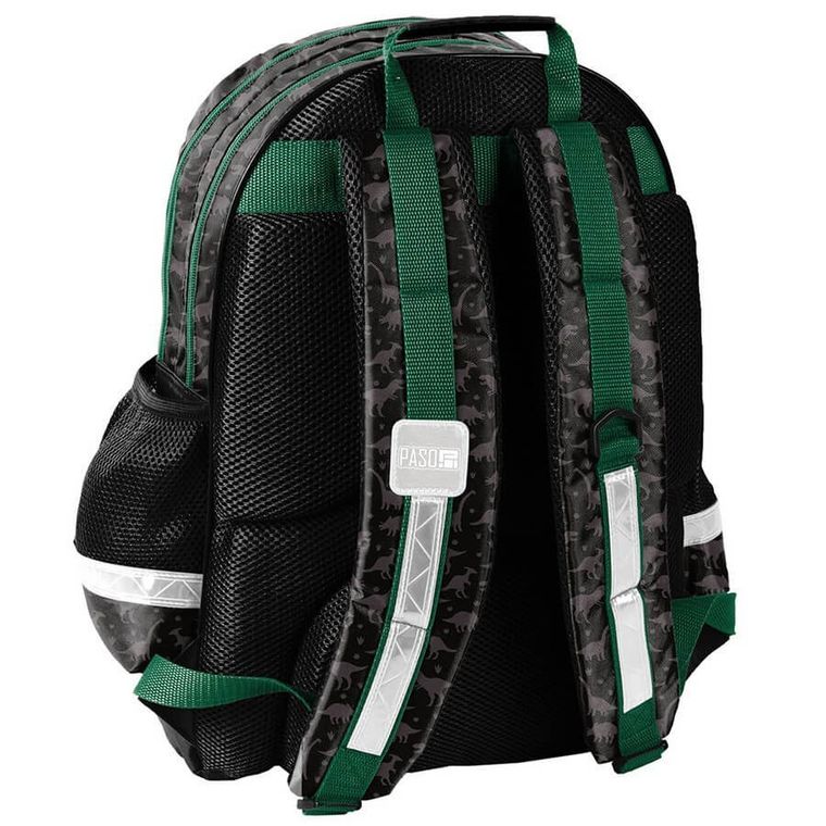 Paso, rucsac pentru scoala, cu 2 compartimente, Danger Dinosaurs