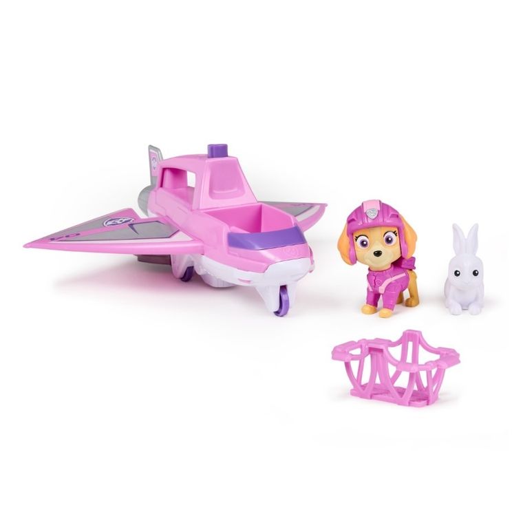 Paw Patrol, Air Rescue, Skye, avion cu figurina