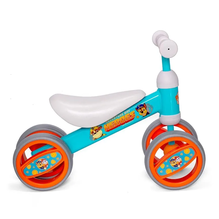 Paw Patrol, bicicleta fara pedale, cu 4 roti