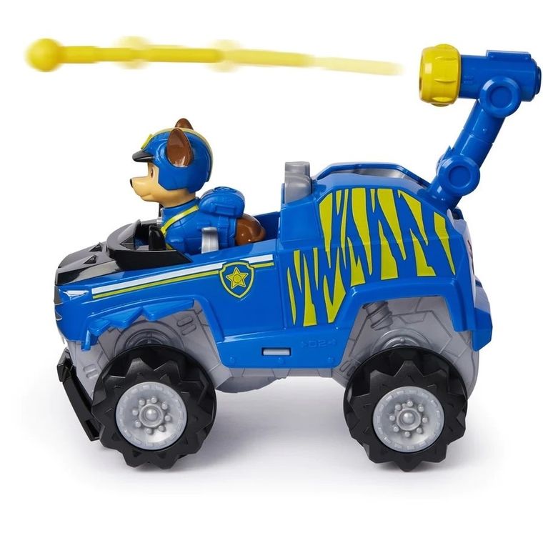 Paw Patrol, Jungle Pups, Chase Jungle vehicul cu figurina