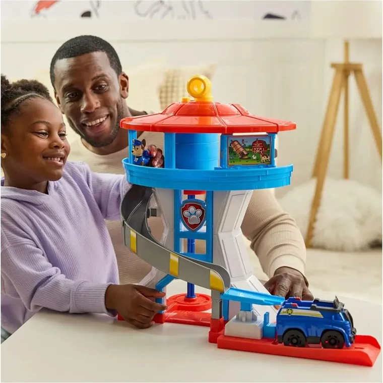 Paw Patrol, Lookout Tower, set de joaca cu masina si figurine