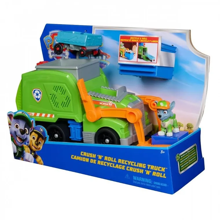 Paw Patrol, Rocky, masina cu figurina