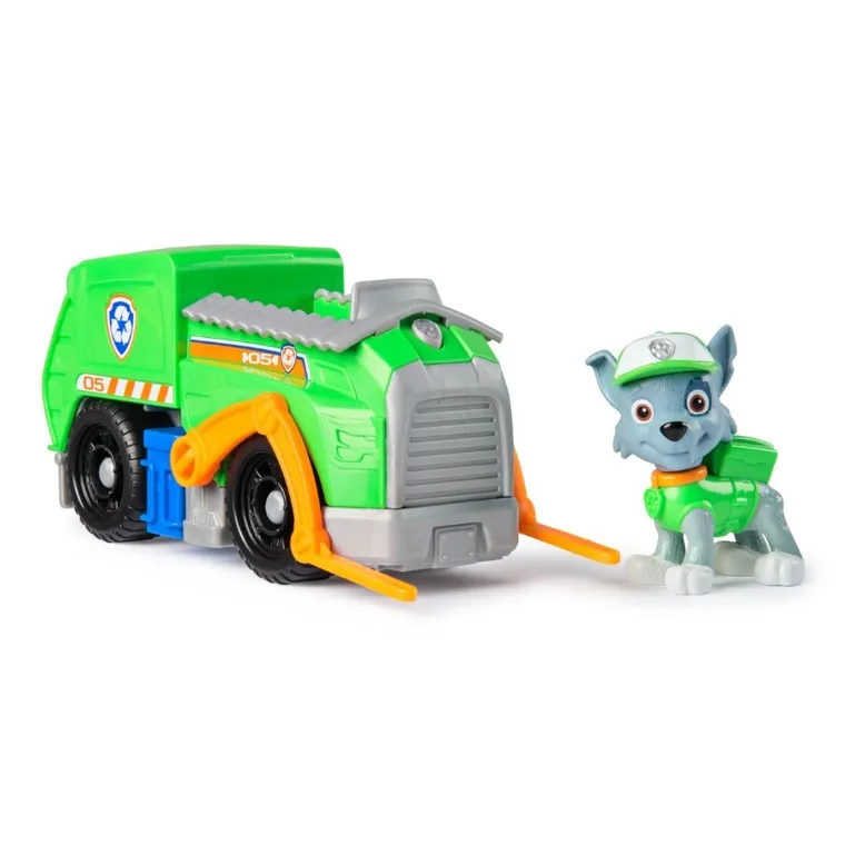 Paw Patrol, Rocky, vehicul cu figurina