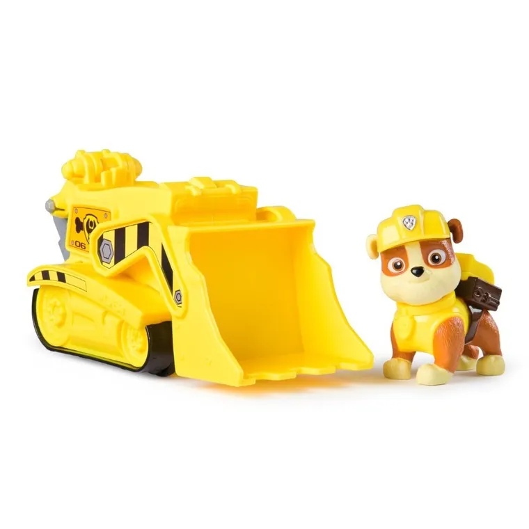 Paw Patrol, Rubble, vehicul cu figurina