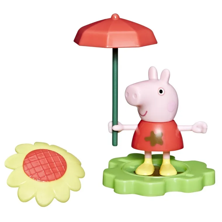 Peppa Pig, Muddle Puddle Peppa, figurina si accesorii