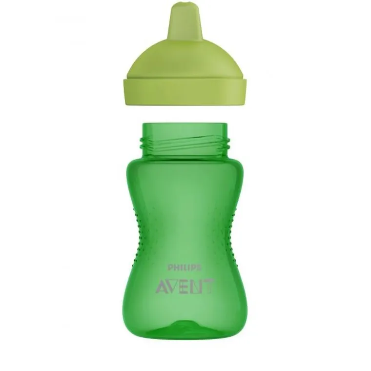 Philips Avent, cana cu tetina de formare dura, 18 luni+, verde, 200 ml, SCF804/03