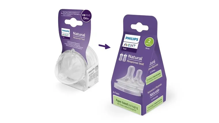 Philips Avent, Natural, Response, tetina pentru biberon, 0 luni+, SCY962/02