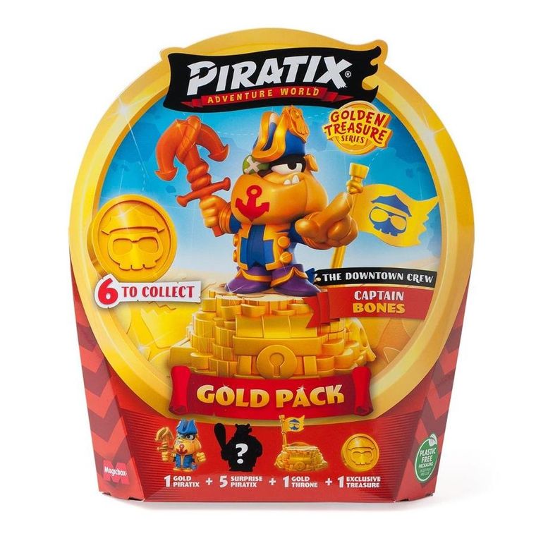 Piratix, Golden Treasure Gold Pack, figurine - smyk.ro