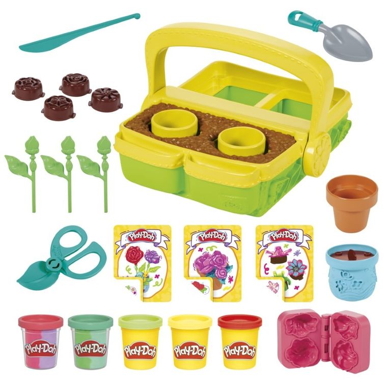 Play-Doh, Blooming Flowers, set creativ cu plastilina