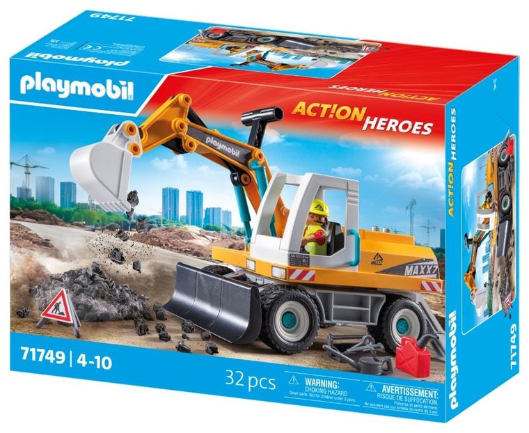 Playmobil, Action Heroes, Excavator mare, 71749