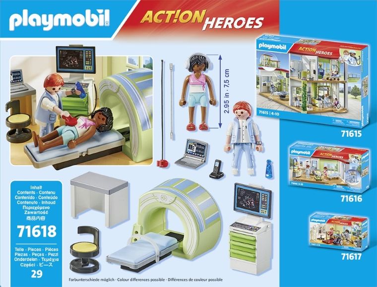 Playmobil, Action Heroes, Pacient in timpul RMN-ului, 71618