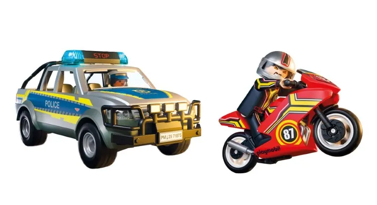 Playmobil, Action Heroes, Politia Pick-Up Chase, 71875