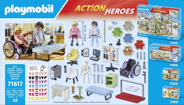 Playmobil, Action Heroes, Sectia de ortopedie, 71617