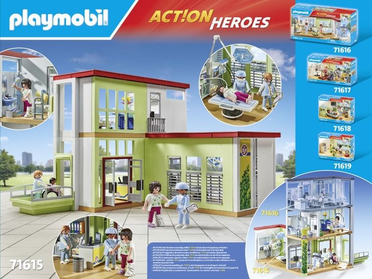 Playmobil, Action Heroes, Spital modern, 71615