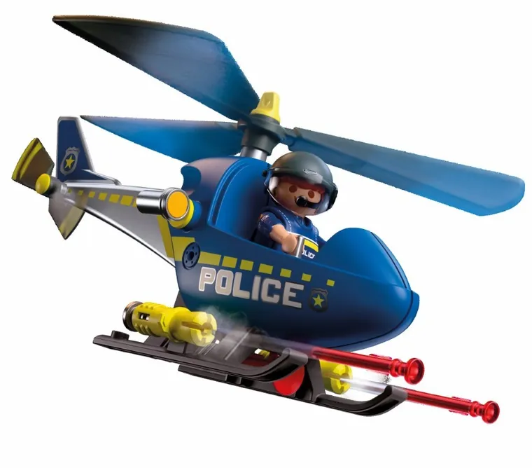 Playmobil, City Action, Elicopter al politiei cu radar, 72080