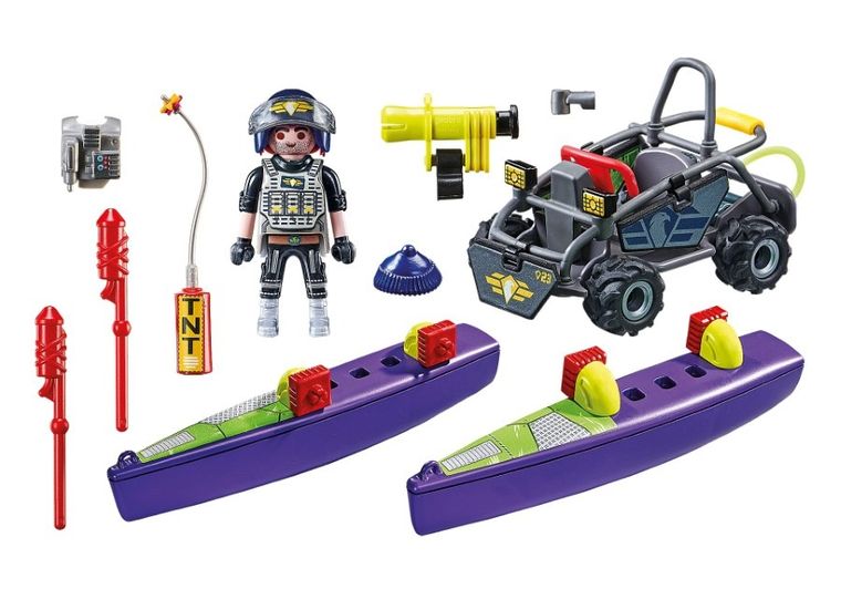 Playmobil, City Action, Quad de teren al fortelor speciale, 71147