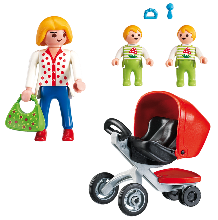 Playmobil, City Life, Carucior cu gemeni, 5573