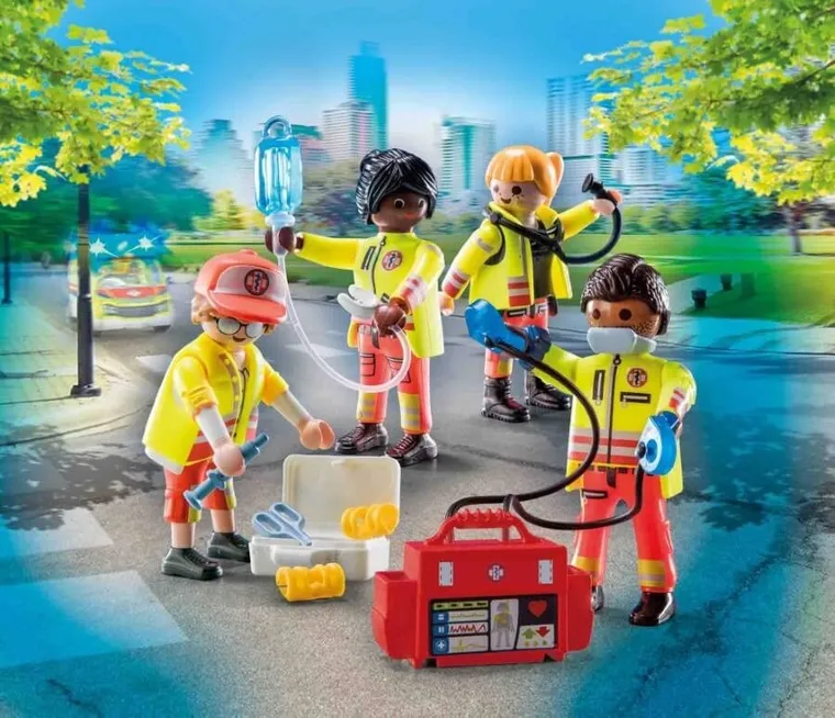 Playmobil, City Life, Echipa de salvare, 71244