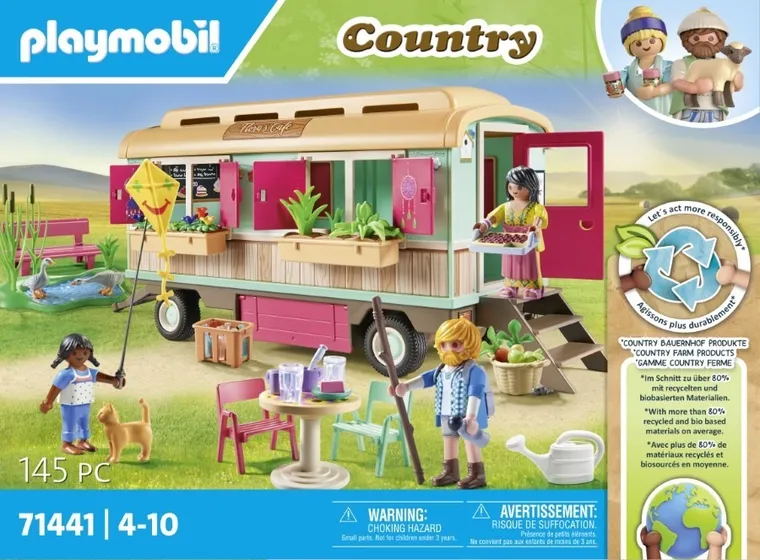 Playmobil, Country, Cafenea pe roti primitoare, 71441