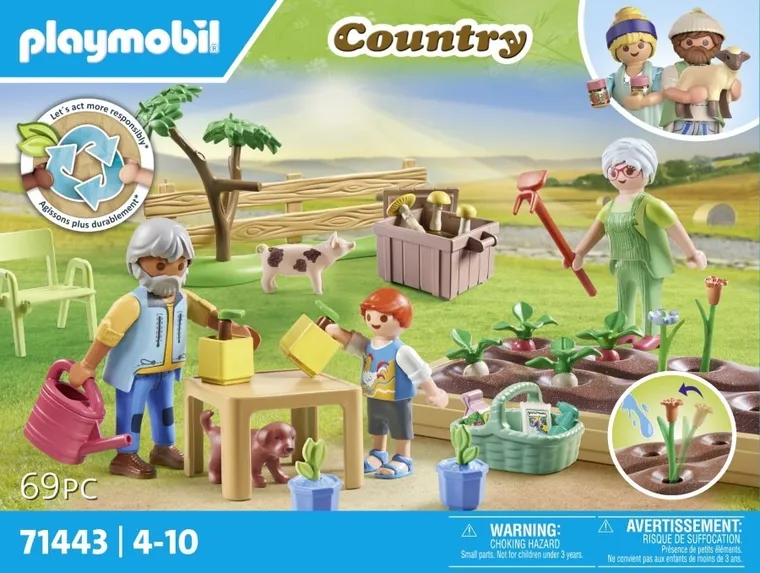 Playmobil, Country, Gradina de legume la bunici, 71443