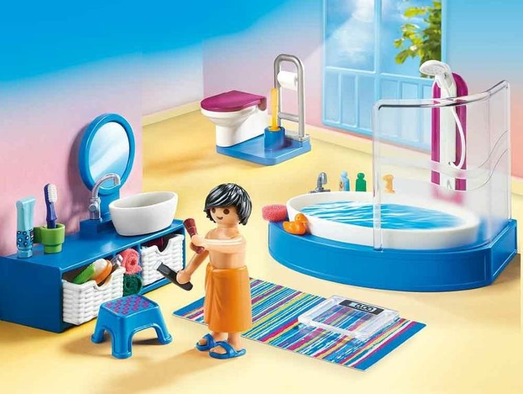 Playmobil, Dollhouse, Baia familiei, 70211