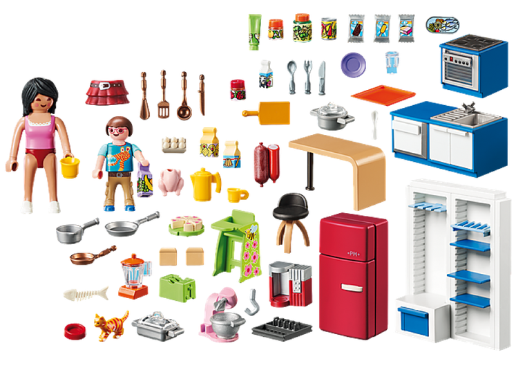 Playmobil, Dollhouse, Bucataria familiei, 70206