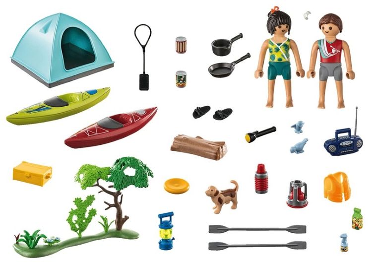Playmobil, Family Fun, Camping cu cortul, 71425