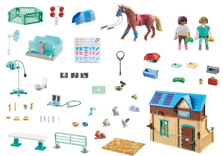 Playmobil, Horses of Waterfall, Hipoterapia si clinica de animale, 71352