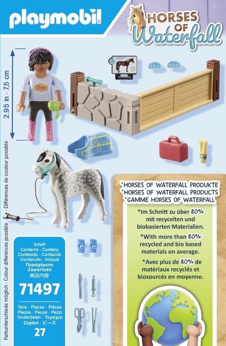Playmobil, Horses of Waterfall, Terapeut de cai, 71497