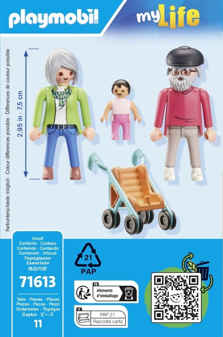 Playmobil, My Life, Bunicii si nepotul, 71613