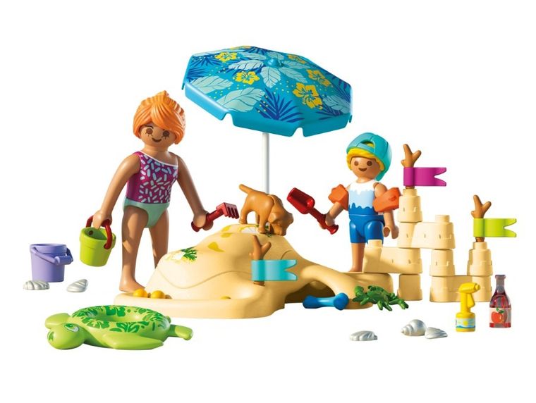 Playmobil, My Life, Familie pe plaja, 71906