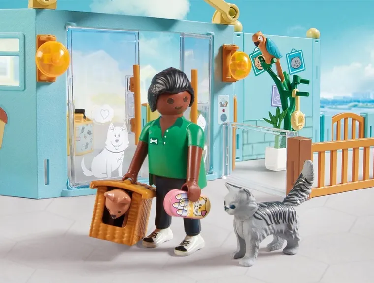 Playmobil, My Life, Hotel pentru animalute, 71742