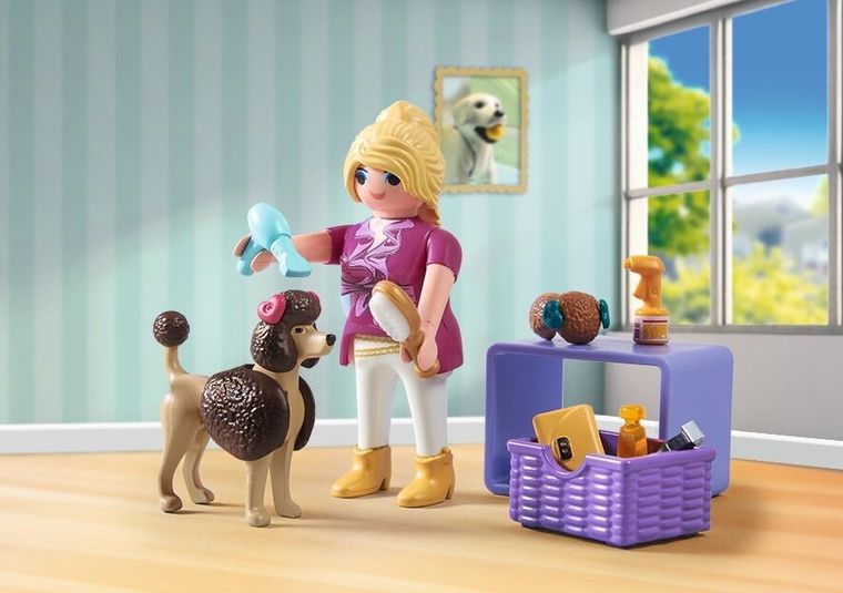 Playmobil, My Life, Ingrijirea catelusilor, 71747