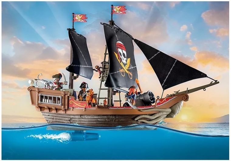 Playmobil, Pirates, Corabie mare de pirati, 71530