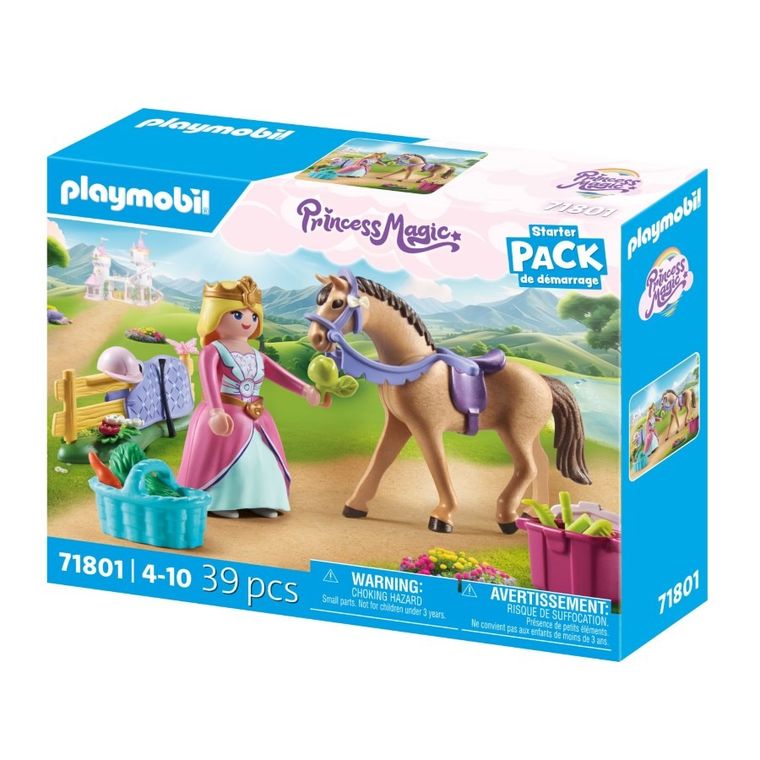 Playmobil, Princess Magic, Starter Pack: Printesa cu calut, 71801