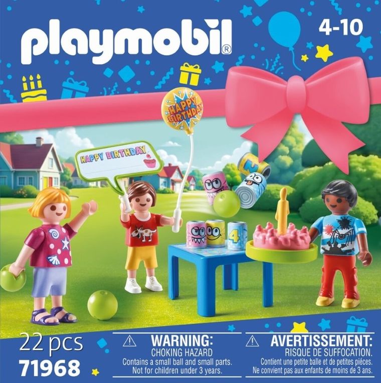 Playmobil, Set cadou, petrecere aniversara pentru copii, 71968