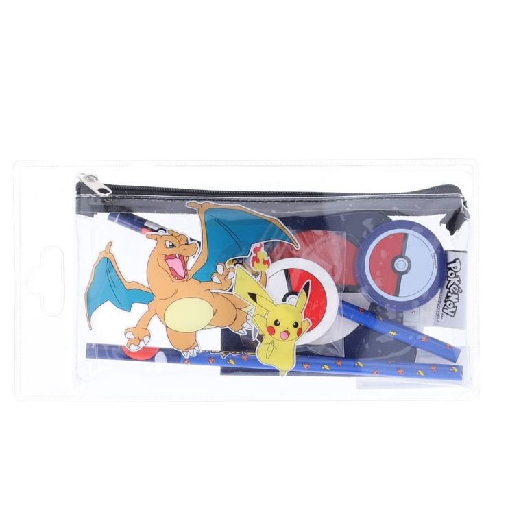 Pokemon, penar etui cu rechizite scolare