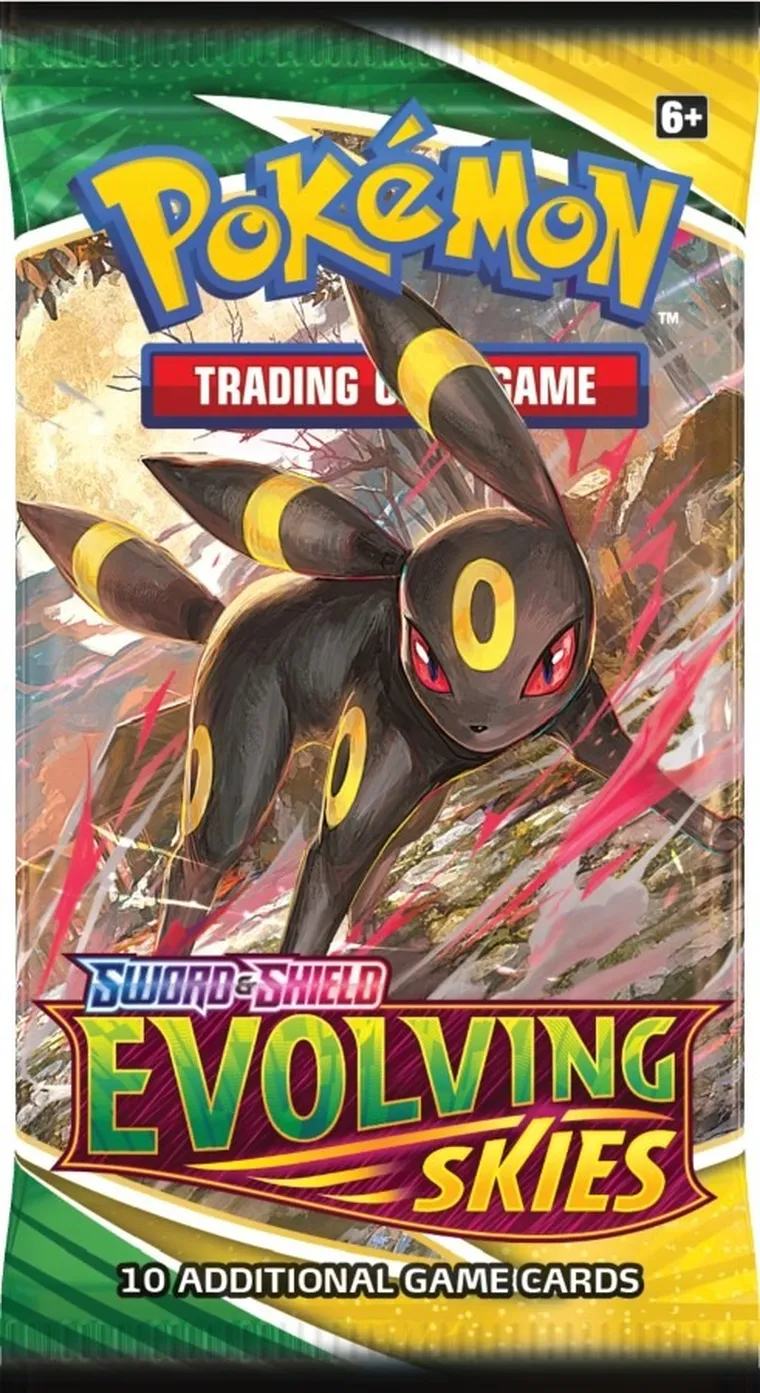 Pokemon TCG: Evolving Skies Booster, joc de carti, 1 buc.
